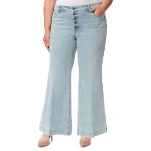 Trendy Plus Size True Love Wide-Leg Trouser Jeans